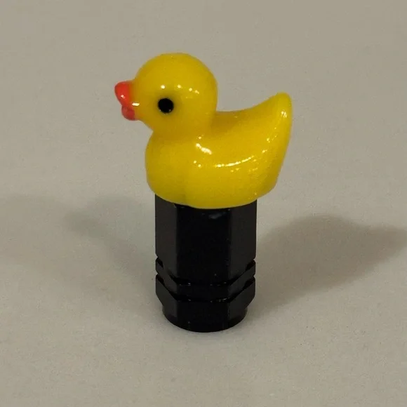 Duck Valve Stem Caps for Car, Bicycle, Motorcycle | Duck Tire Caps Set of 5 - Picture 3 of 8